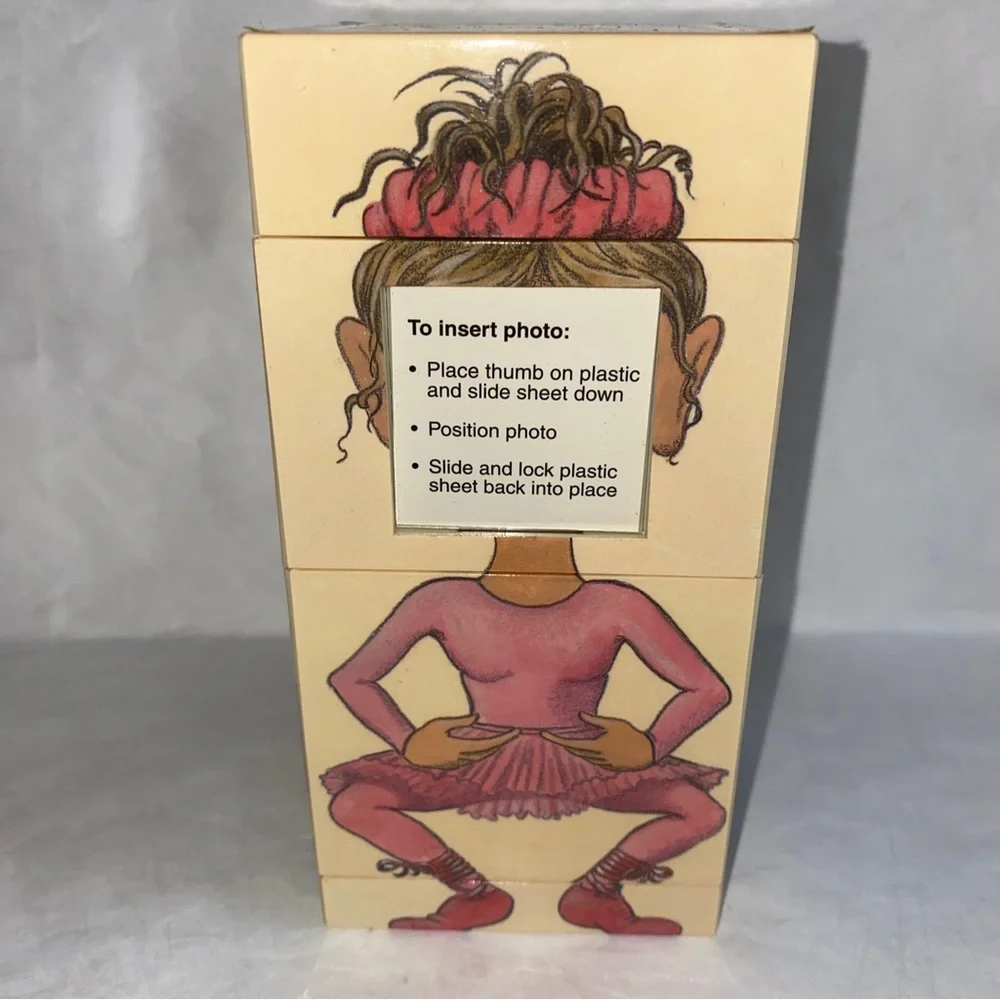 BURNES Mix ‘N Match Photo Puzzle Frame “Pretend” Vintage 2000